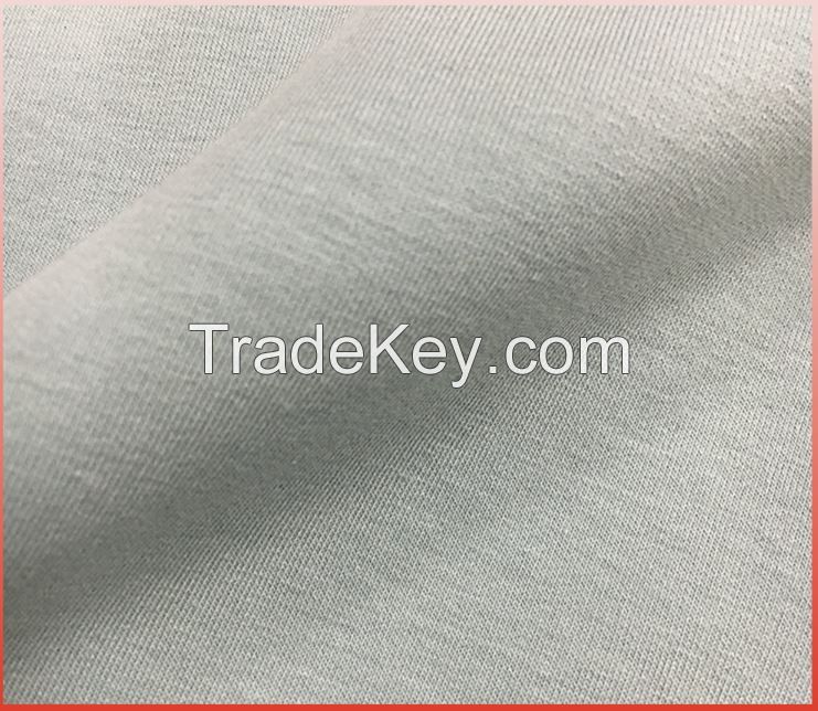 wholesale 100% cotton knitted plain fleece fabrics used for cloth