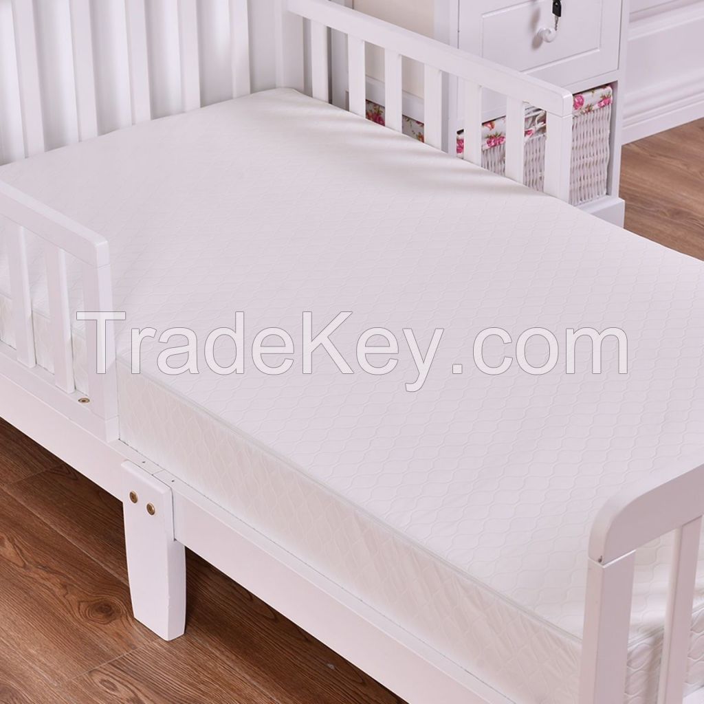 Baby Crib Memory Foam Mattress Premium Hypoallergenic Plush Bed Cover Waterproof 