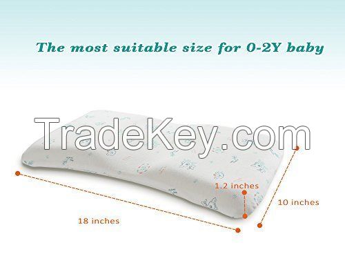 Baby Infant Pillow Prevent Flat Head Syndrome Memory Foam Anti Roll Slepping  