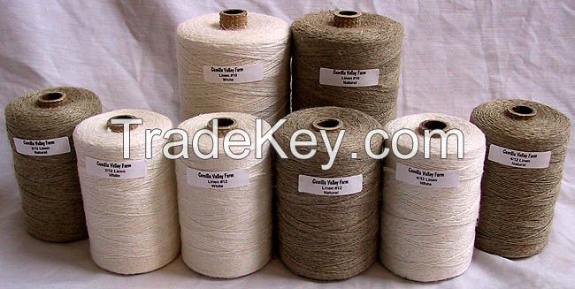 100 Linen Yarn 36nm Long