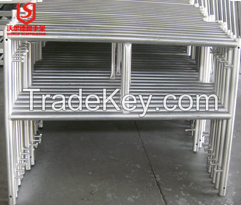 Factory directly sale Galvanized Construction Main Frame Scaffolding Painted Made In China