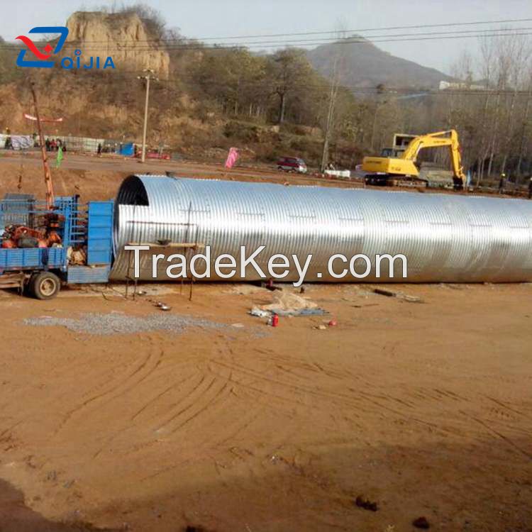 Corrugated Steel Structure Pipe Culvert