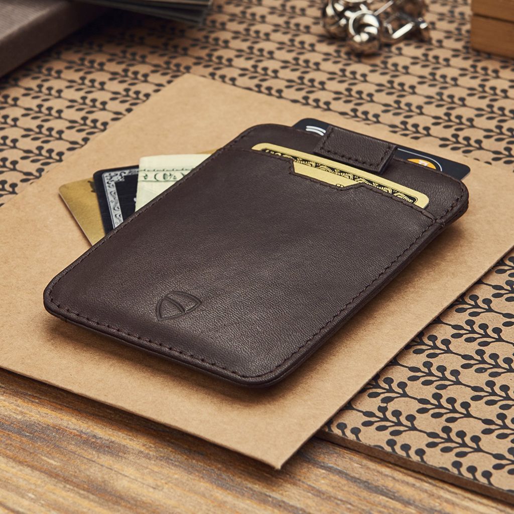 Ultra Thin Card Holder Design For Up To 10 Cards  Notting Hill Slim Zip Wallet With Rfid Protection For Cards Cash Coins (black)