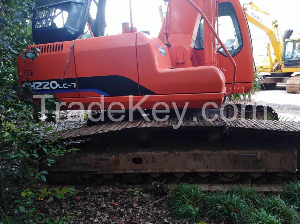 Used Doosan Hydraulic Excavator DH220LC-7