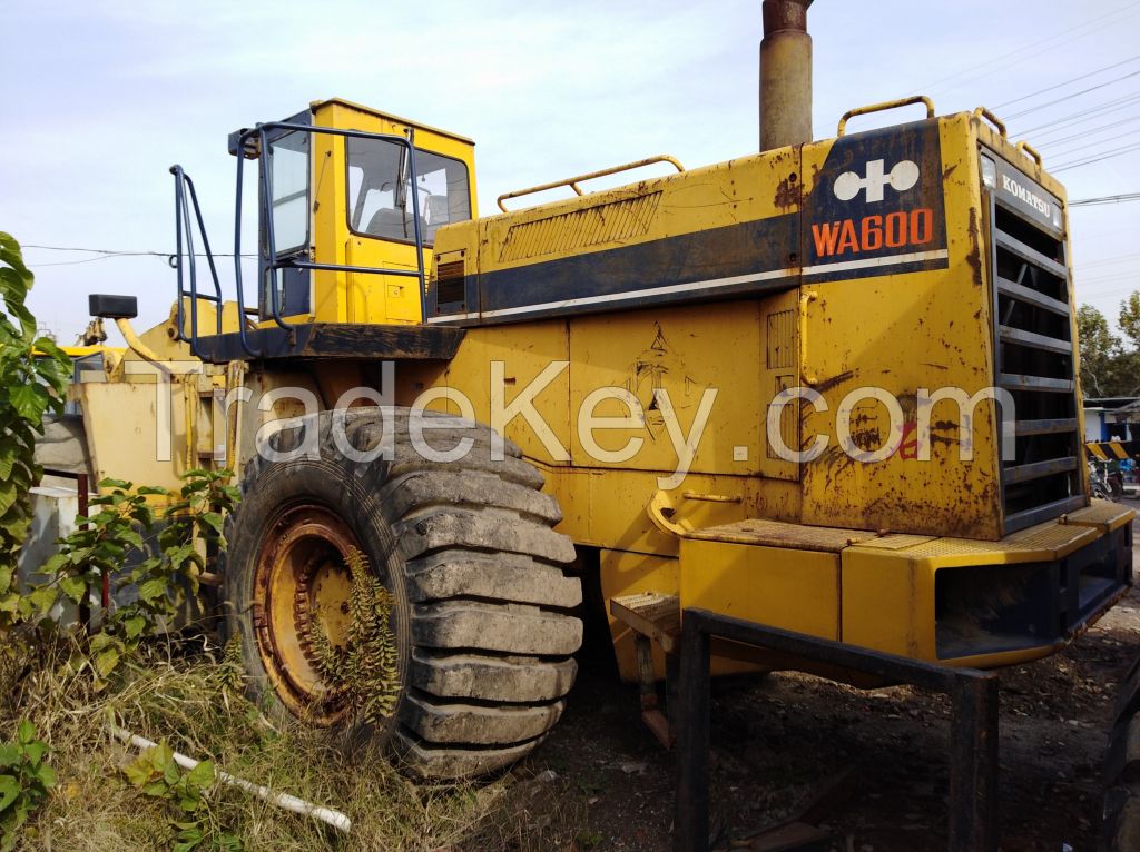 Used Hydraulic Komatsu WA600-1 Wheel Loader