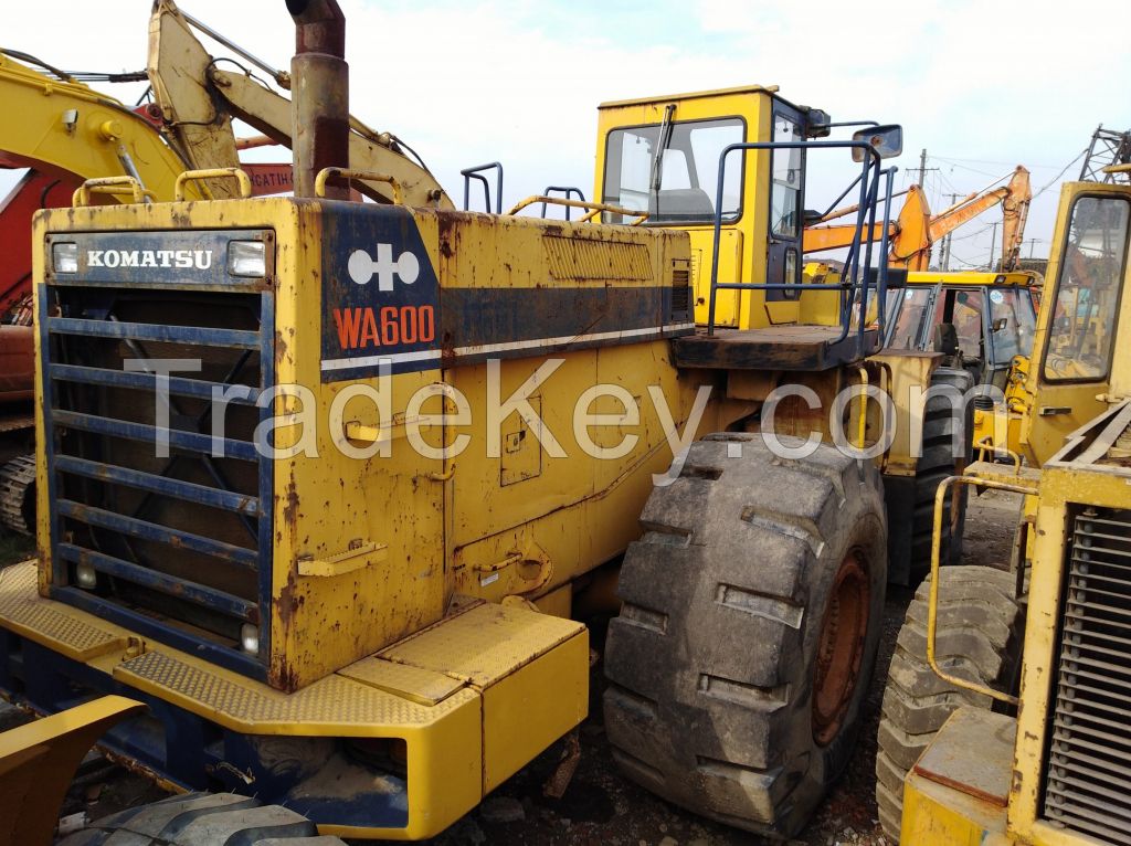 Used Hydraulic Komatsu WA600-1 Wheel Loader