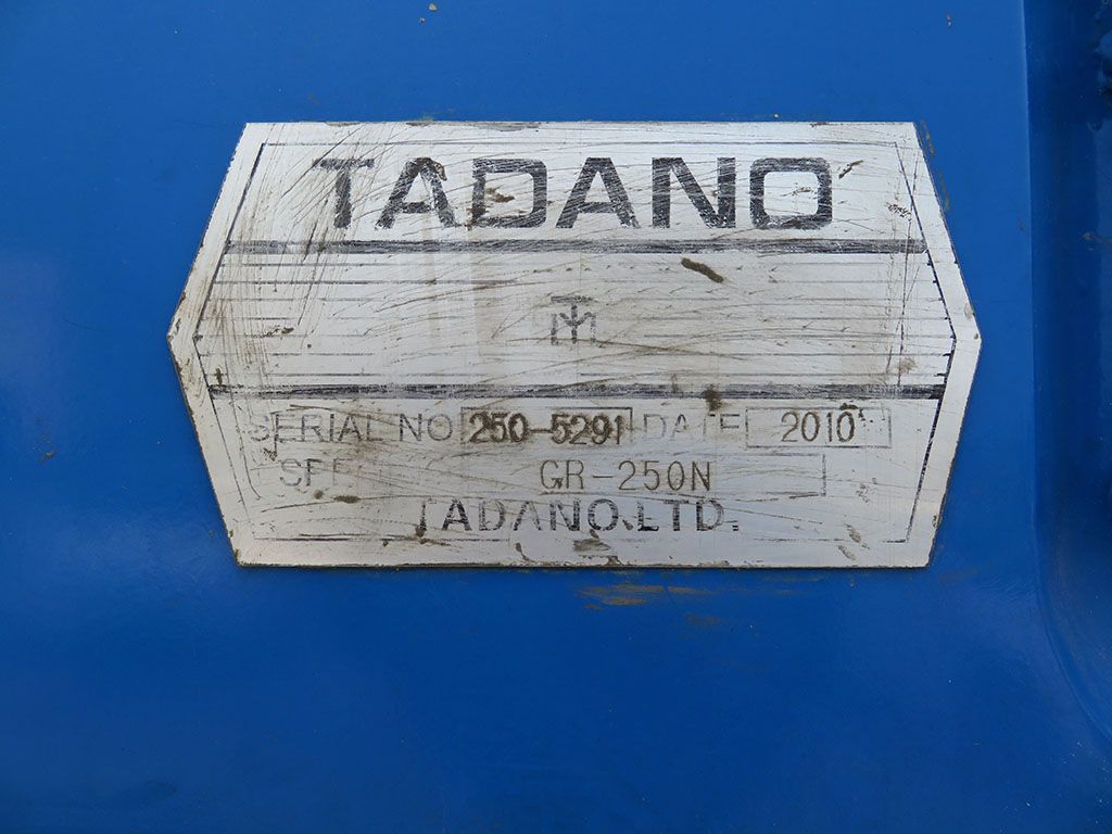 Used Tadano GR250N Wheel Crane