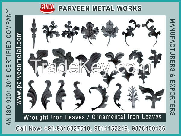 Wrought Iron Leaves