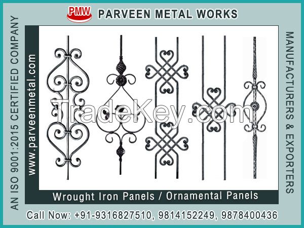 Wrought Iron Rosettes Flowers