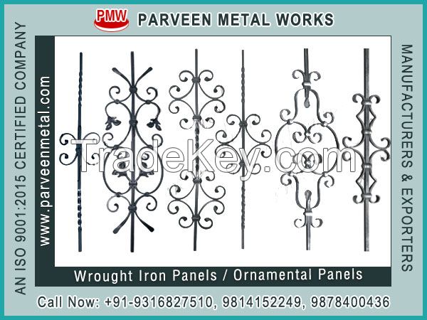 Wrought iron components Panels