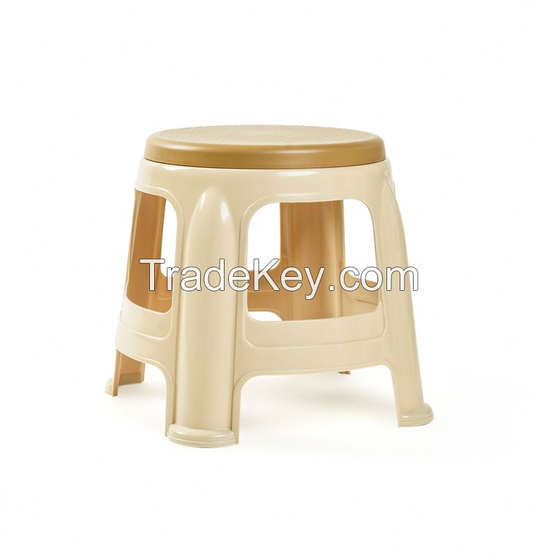 PP children bathroom stool round small plastic stacking stool