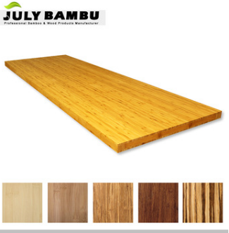 High density bamboo butcher block countertop 5 layers solid bamboo tabletop
