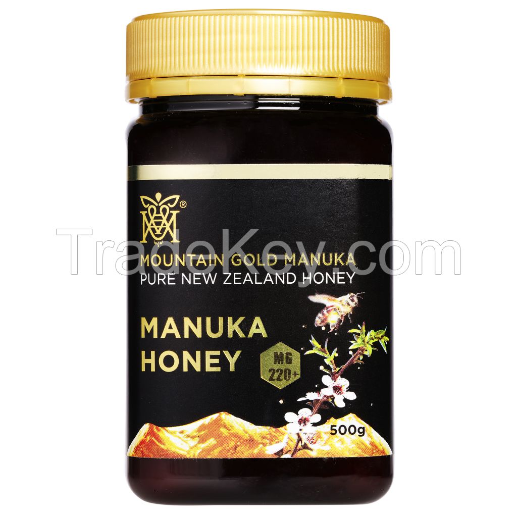 Mountain GOLD NZ Manuka Honey MGO 220+ 500g
