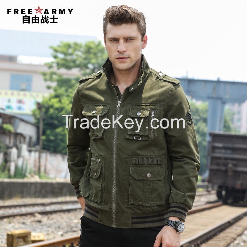 FREEARMY men's camouflage jacket