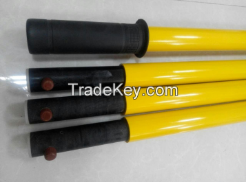 Hot selling high voltage fiberglass telescopic hot stick with high quality