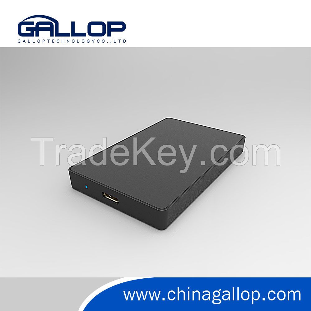 SATA to USB 3.0 external screw less 2.5'' hard drive enclosure case support 2TB HDD/SSD