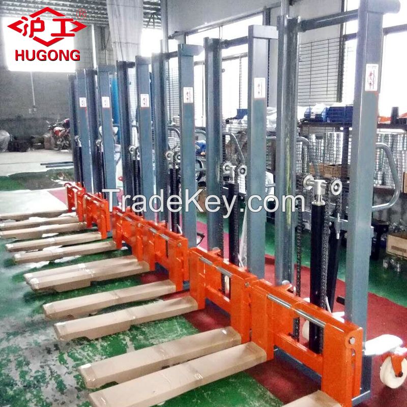 China factory 1.5T hand manual stacker