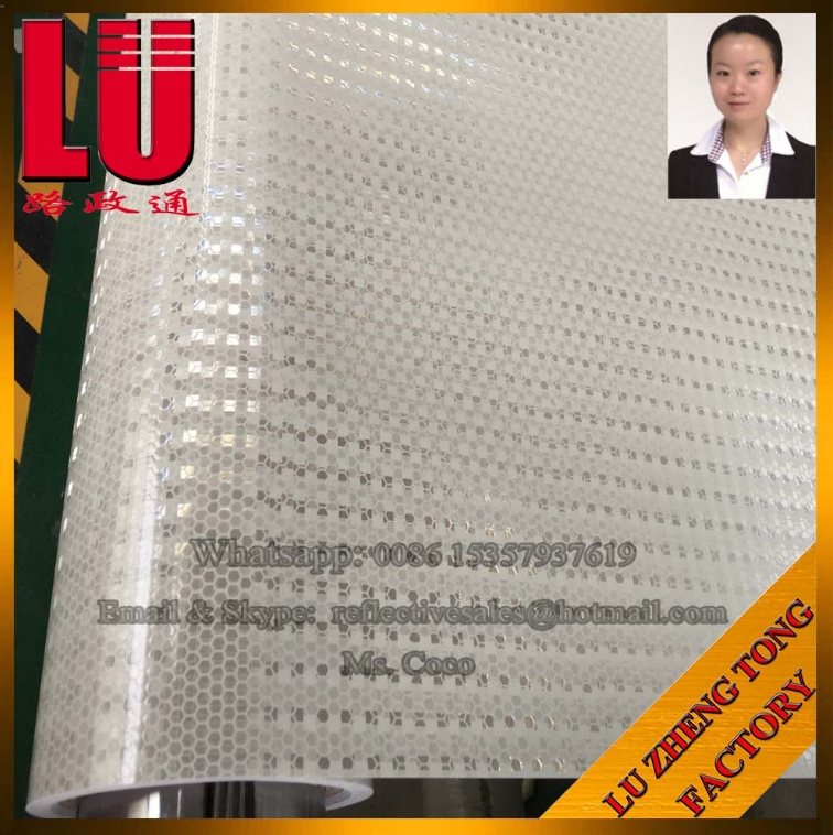 Prismatic Honeycomb Reflective Tape Sheeting      Sheeting Adhesive Reflective Flim