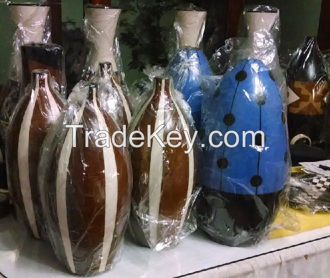 Decorative Vases handmade in Chulucanas Clay - Peruvian Handicrafs