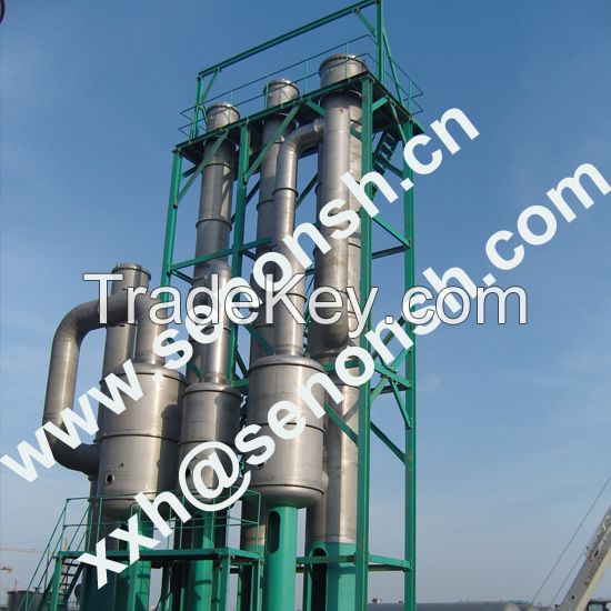 Falling Film Evaporator with 10t/h to 100t/h treatment capacity