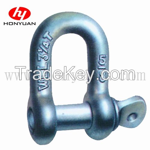 Screw pin anchor shackle u.s.type