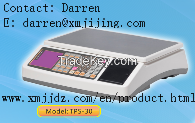 Easying operating electronic cash scale TPS-30