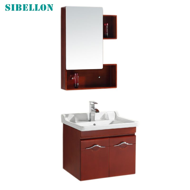 factory wholesale  high quality   oak bathroom cabinet with best   price
