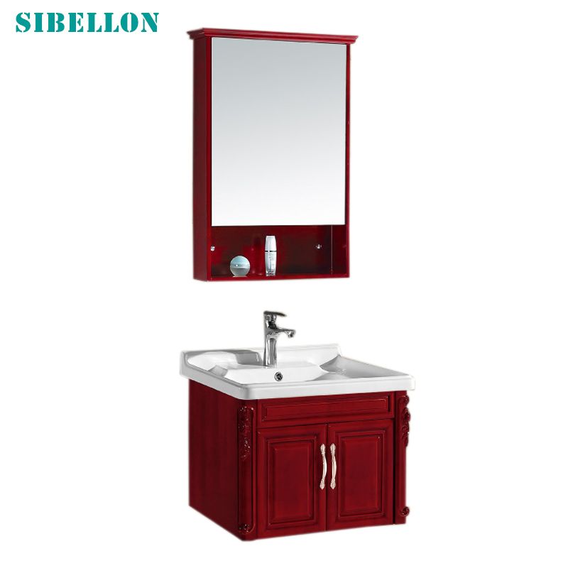 factory wholesale  high quality   oak bathroom cabinet with best   price