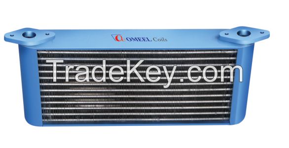 Fin tube oil cooler