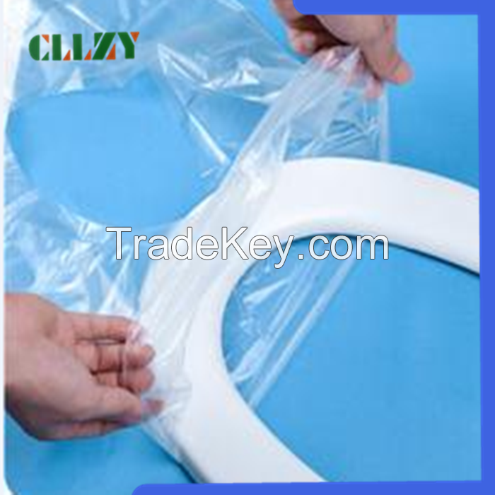 PVA water soluble film for flushable half-fold toilet seat cover