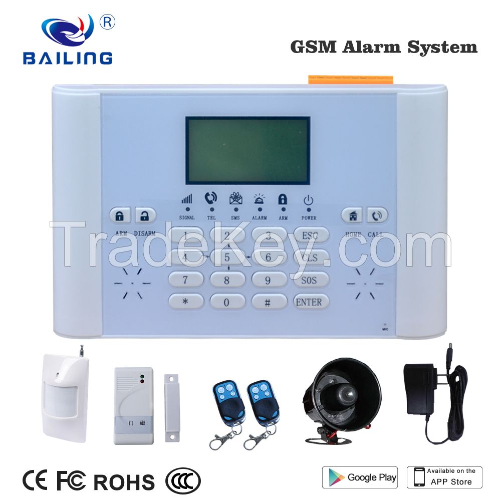 2017 new hotsale home alarm system BL-6000 gsm alarm system