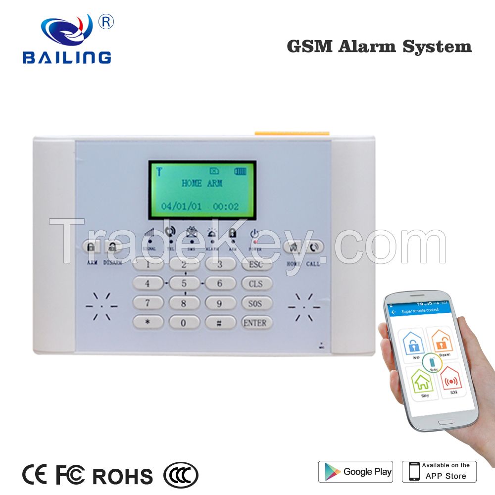 2017 new hotsale home alarm system BL-6000 gsm alarm system