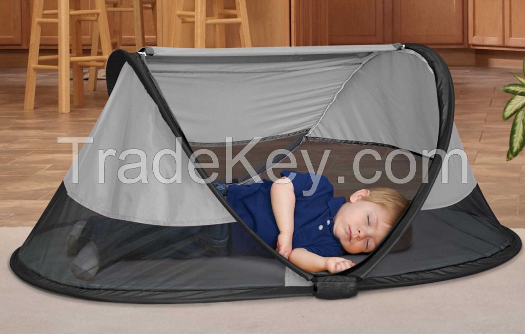 PeaPod Infant Travel Carry-On Beach UV Portable Folding Sleep-Over Tent Bed Bag