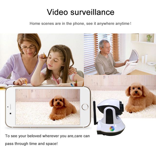 WIFI+2G (GPRS/GSM) dual network version home security alarm system