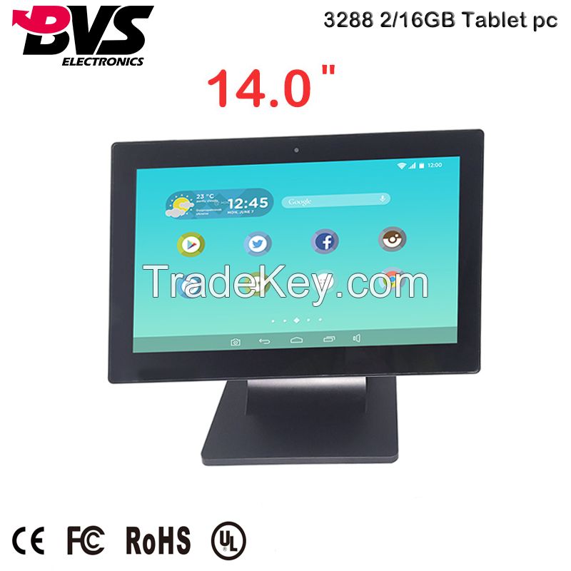 High quality 14 inch touch screen all in one pc with Android 6.0