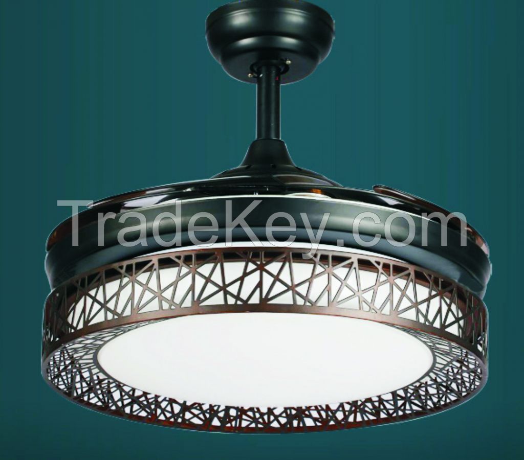 Custom Made Ceiling Fan Chandelier Combo Lighting