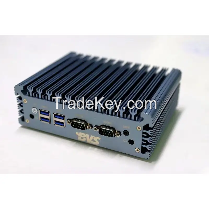 BVS Fanless Mini PC with Dual NIC for Industrial Applications Mini Computer