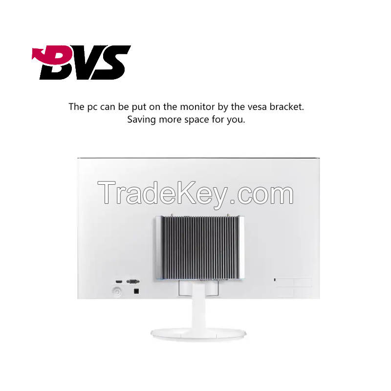 Industrial Mini PC Fanless Computer with i5-4200U, 8GB RAM 256GB SSD VGA HDMI 2xCOM RS232 WiFi Bluetooth Windows 10