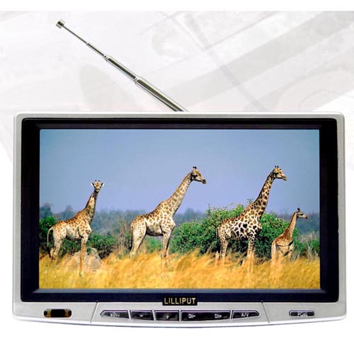 8 inches TFT LCD stand car TV with multi-lanague OSD operation