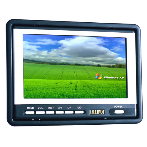 7 inches TFT LCD headrest monitor with wireless earphone