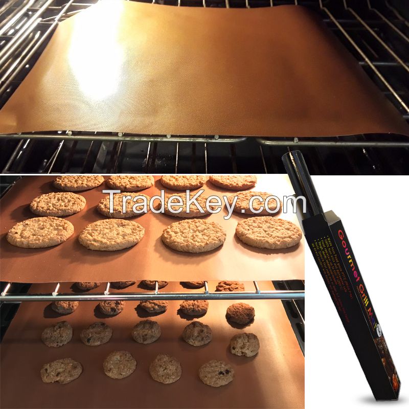 Non-stick Toaster Oven Bakeware Mat Copper BBQ Baking Mat