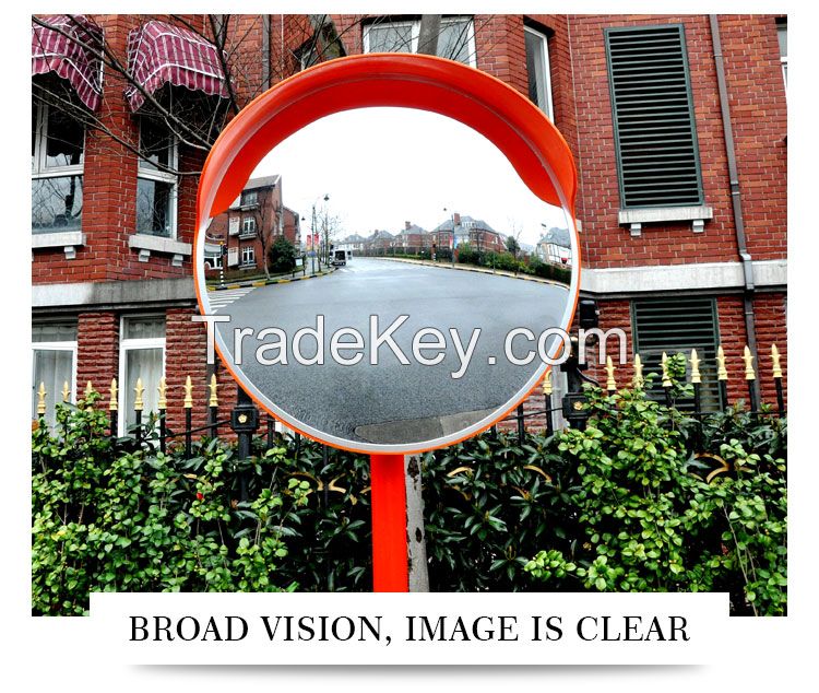 Outdoor Convex Mirror For Road Traffic Security High Quality Large Angle For Uptown