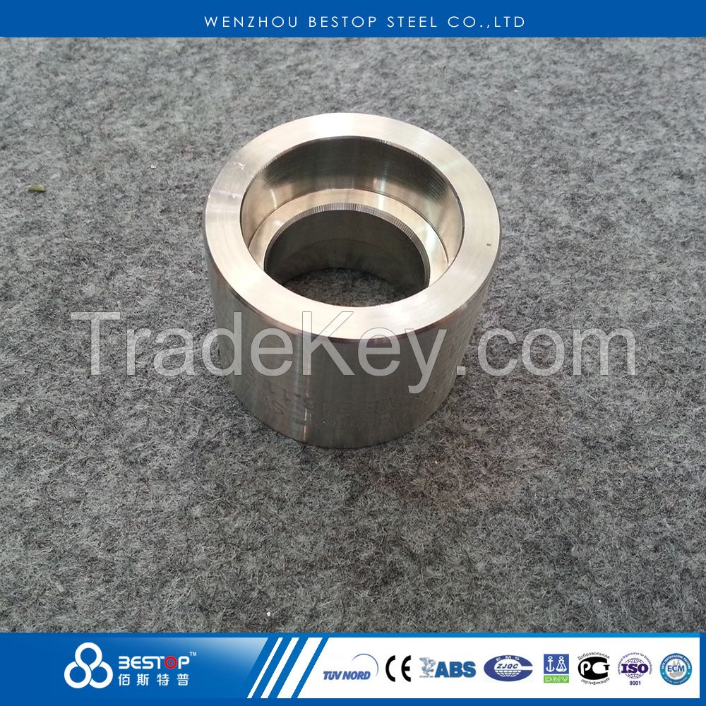 3000# Stainless Steel Forged Socket Weld Coupling Half Full Coupling SW Pipe Fitting