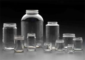 glass food jar and bottle, beverage bottle