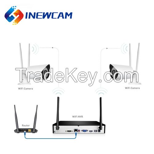 Wholesale 1080P 4CH CCTV Camera Kit Wireless Security Camera System