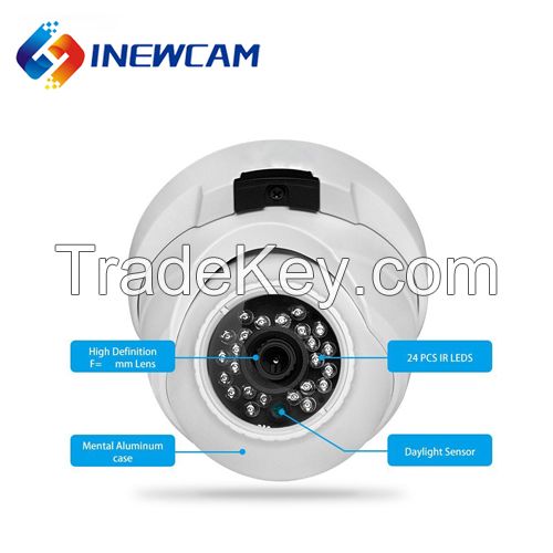 1080P Mini Dome Camera Onvif Motion Detection IP Camera