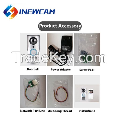 720P Motion Detection Video Intercom Wifi Doorbell Camera