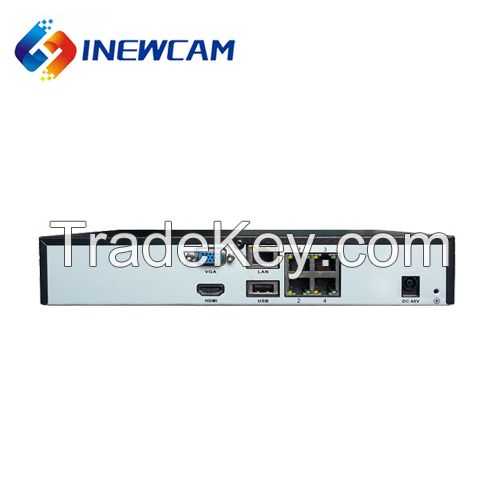 2MP 4CH H.264 Motion Detection POE NVR