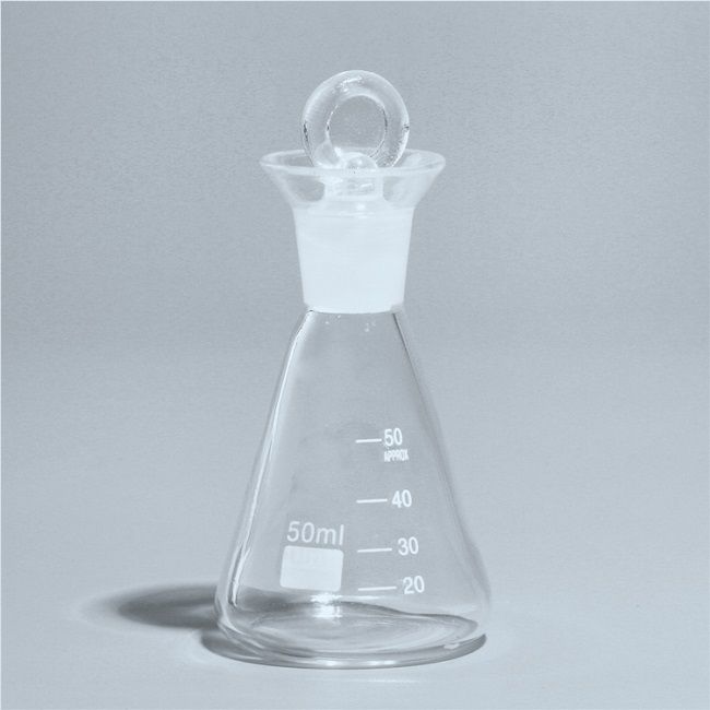 Lab glassware Boro 3.3 Good Quality glass Conical Iodine Flask supplier with stopper China supplier