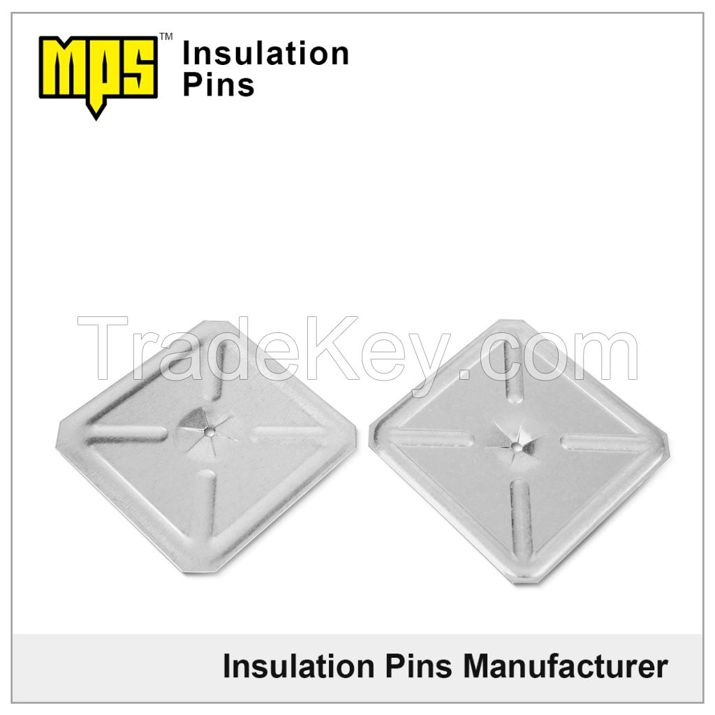 insulation pins' self locking washers